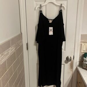 Michael Kors Black Asymmetrical Dress